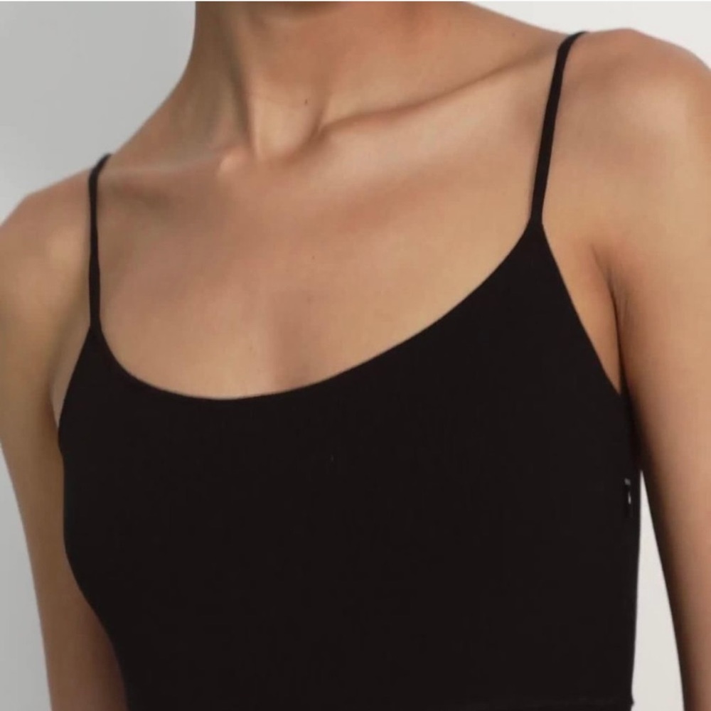 Theory Flared Crepe Slip Midi Dress - Picture 4 of 9